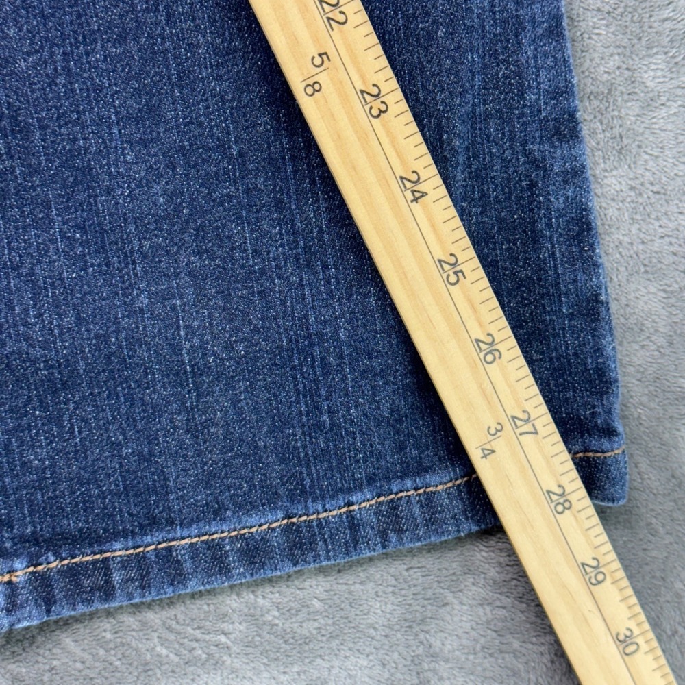 DKNY‎ Jeans Soho Cropped Denim Dark Wash Jeans Comfort Fit Women's Size 14 - Picture 7 of 10